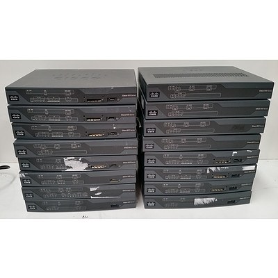 Cisco 800 Series Routers - Lot of 16