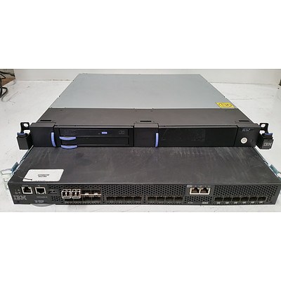 IBM System Storage 7216 Multi-Media Enclosure & IBM 2498-R06 SAN06B-R Switch