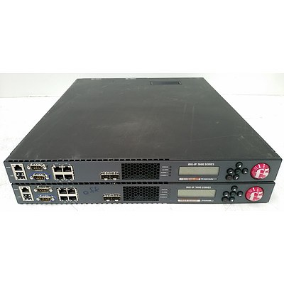 F5 Networks BIG-IP 1600 Firewall Security Appliance - Lot of Two