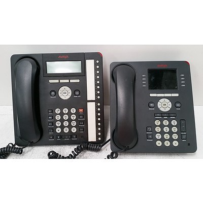 Avaya 9611G IP Offices Phones w/ Avaya 1616-1 IP Office Phone - Lot of 13