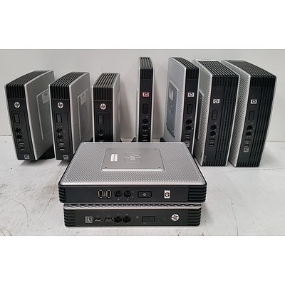 HP Assorted Thin Client Computers - Lot of 9