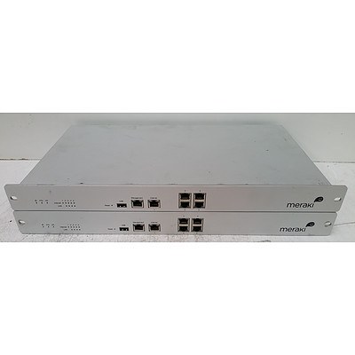 Cisco Meraki Mx80 Firewall Security Appliance - Lot of Two