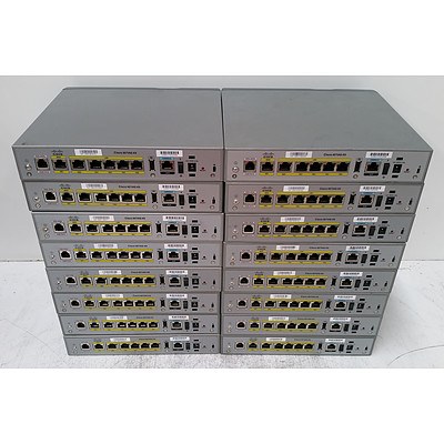 Cisco 860VAE Series Integrated Services Router - Lot of 16