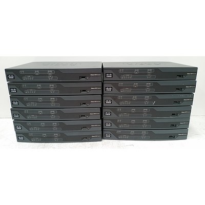 Cisco 887VA Routers - Lot of 12