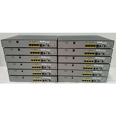 Cisco 887VA Routers - Lot of 12