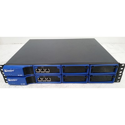 Juniper Networks SA 4500 SSL VPN Firewall Security Appliance - Lot of Two