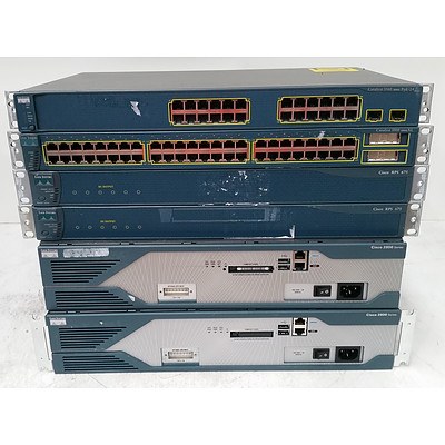 Cisco Networking Equipment - Lot of Six