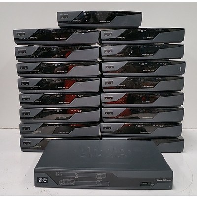 Cisco 800 Series Routers - Lot of 18