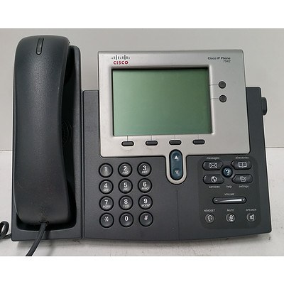 Cisco IP Phone 7942 & 7945 Office Phones - Lot of 23