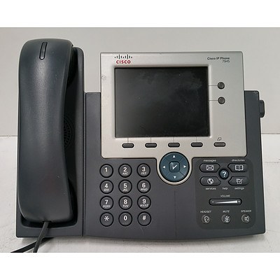 Cisco IP Phone 7942 & 7945 Office Phones - Lot of 23