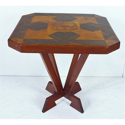 Marquetry Top Coffee Table