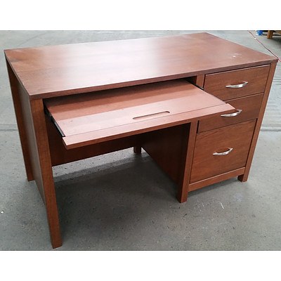 Modern Cedar Veneer Study Desk