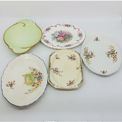 Lot of Various English China Including J&G Meakin, Wedgewood, and Mynotts