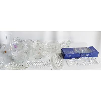 Group of Cut Crystal and Moulded Glass