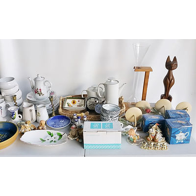 Large Group of Homewares, Including Part Tea Services, Porcelain, Tablewares, and more