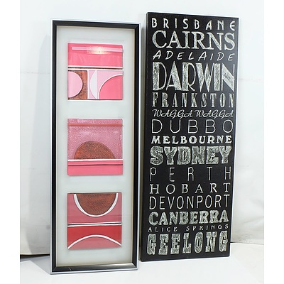Large Australian City Canvas Sign, Coffee Poster, Copper Work, and more