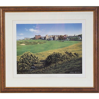 Pair of William Franolison St. Andrews Golf Course Limited Edition Offset Prints