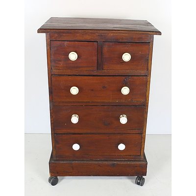 Stained Chest of Drawers