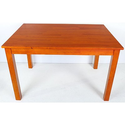 Contemporary Ash Varnished Dining Table