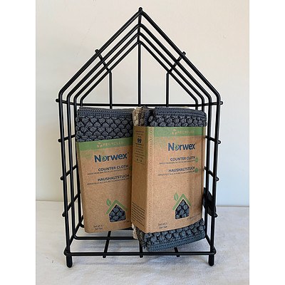Norwex Pack with Kitchen Stand and 2 Dish Cloths