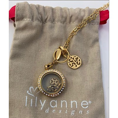 Gold Lily Ann Design Necklace