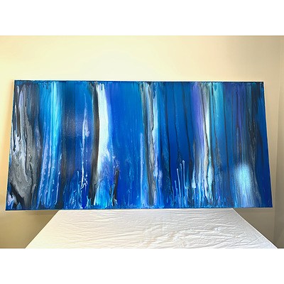 Large Vibrant Painting by Artist Erin Greenwood