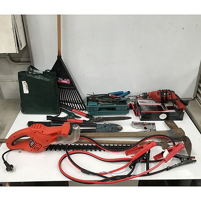 Large Assortment of Tools and Gardening Equipment