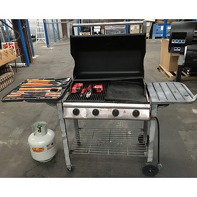 Mobile Barbecue with Accessories