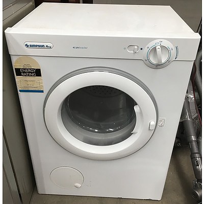 Simpson EziLoader 4kg Clothes Dryer