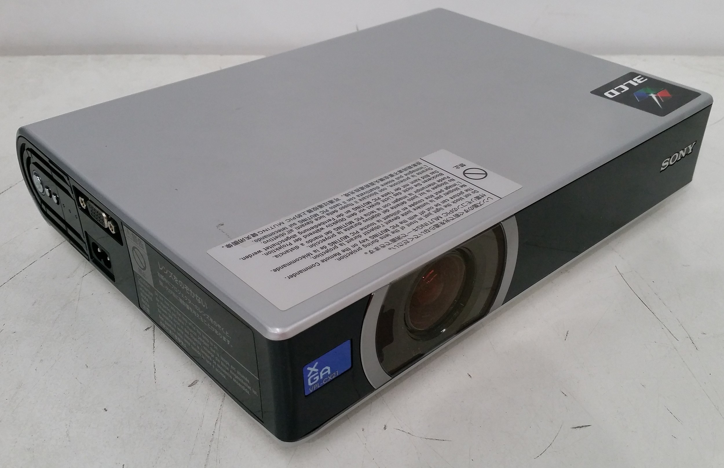 Sony VPLCX21 XGA 3LCD Projector Lot 1015836 ALLBIDS