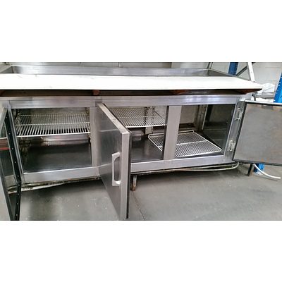 Stainless Steel Refrigerated Bench Sandwich Bar