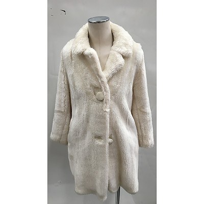 Vintage Creations by F Rees Melbourne Faux Fur Coat