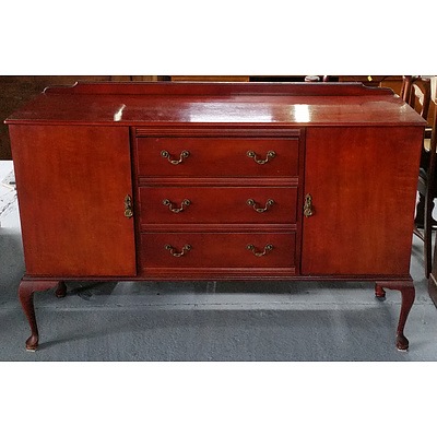 Vintage Maple Side Board with Creole Legs