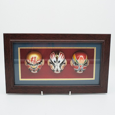 Collection of Chinese Opera and Korean Miniature Masks