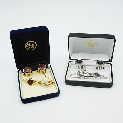 Korean Cufflinks and Tie Clips, Kazakhstani Commemorative Silver Plated Medallions, Jacques Lehman Watch, AND MORE