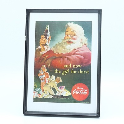 1950 Coca Cola and Now For the Gift For Thirst Advertisement