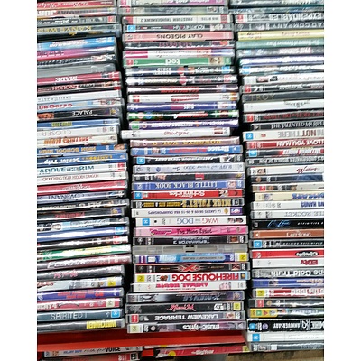 Assorted DVDs - Lot of Approx 110