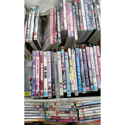 Assorted DVDs - Lot of Approx 150 -2 boxes