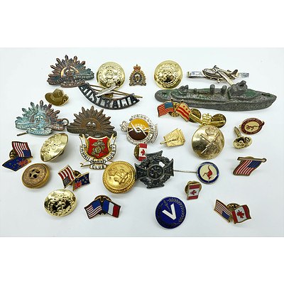 Group of Australian Memorabilia Pins and Badges