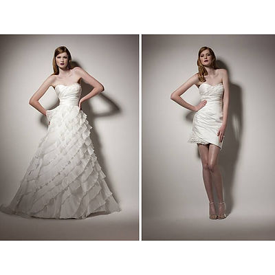 Martina Liana Designer Wedding Dress - Size 10 - Ex Display Gown