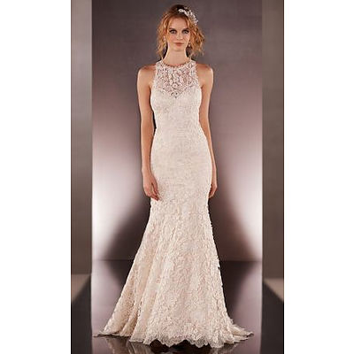 Martina Liana  Vintage Lace Wedding Dress - Size 14