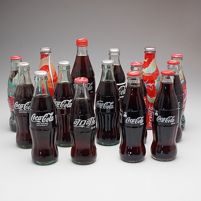 Group of Coca Cola Bottles, Including Beijing 2008 Olympics
