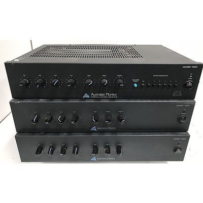 Australian Monitor Power Amplifiers - Lot of 3