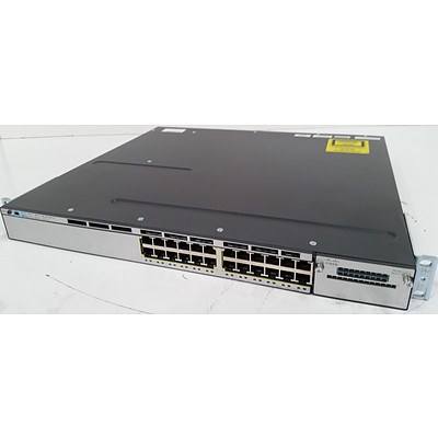 Cisco WS-C3750X-24T-S V01 Managed Switch