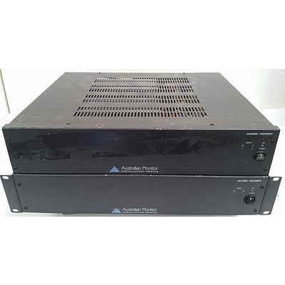 Australian Monitor AMIS 1202P Power Amplifiers - Lot of2