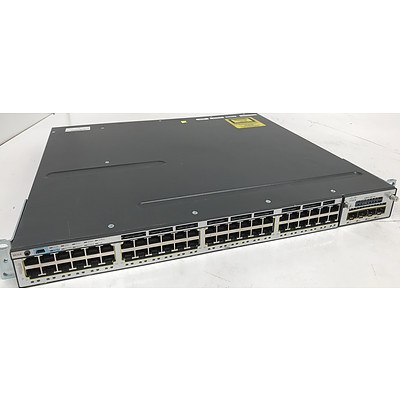 Cisco WS-C3750X-48P-L V02 Gigabit Switch