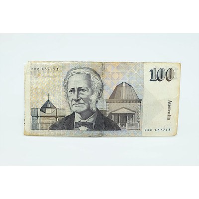 1985 Australian Grey Nurse $100 Note
