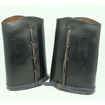 Pair of Leather War Chaps