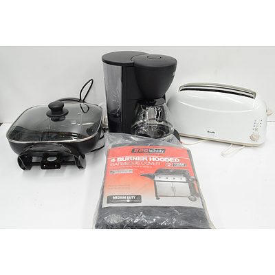 Kitchen Appliances, Cordless Phone and Barbecue Cover - Lot of 10