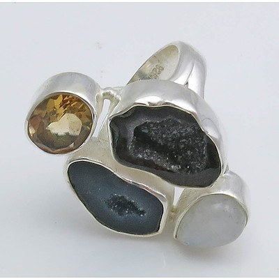 Sterling Silver Hand-made Gemstone Ring